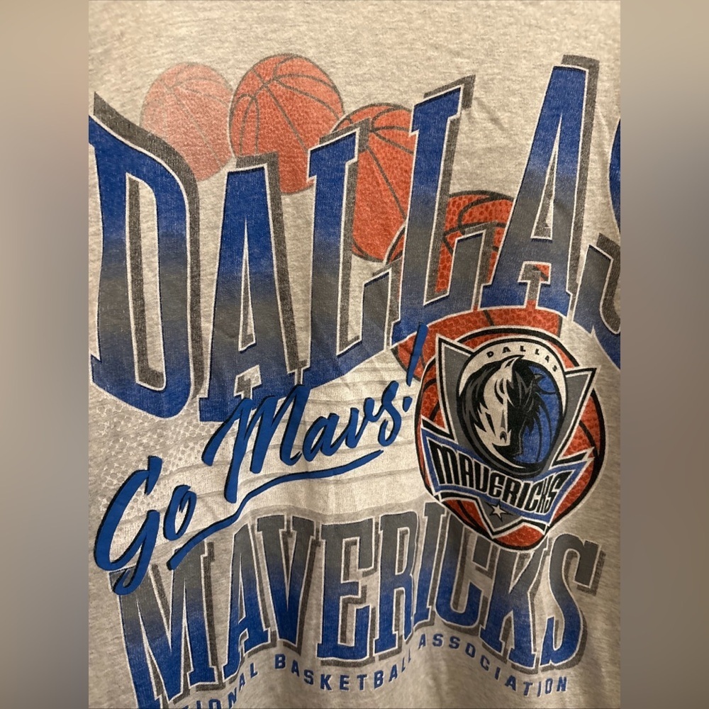 Men’s Abercrombie & Fitch X NBA Dallas Mavericks Gray Long Sleeve Shirt XL - Picture 3 of 7